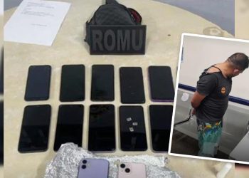 Ficou de couro quente após ser agredido e preso por furtos e roubos de celulares na ZL