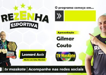 Gilmar Couto recebe o mestre de artes marciais Leonard Assis