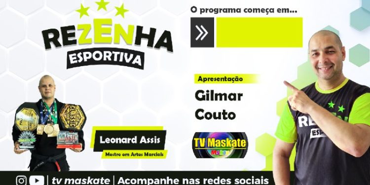 Gilmar Couto recebe o mestre de artes marciais Leonard Assis