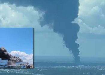 ASSUSTADOR: Fumaça de incêndio no Distrito toma conta da capital