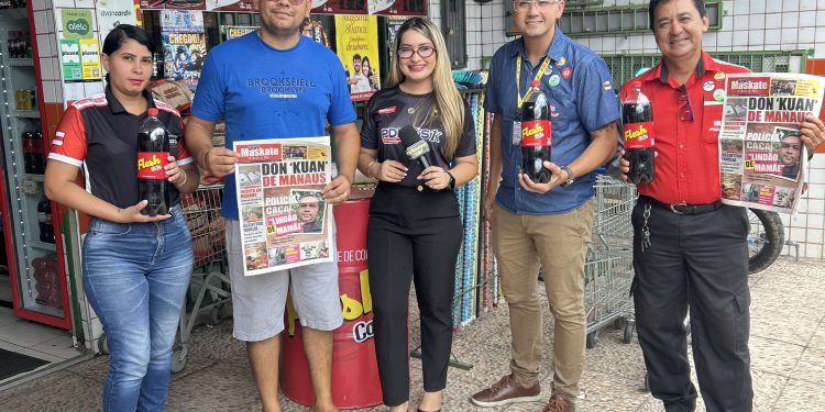 Mercadinho Ponte Rio Negro promovendo FLESH COLA