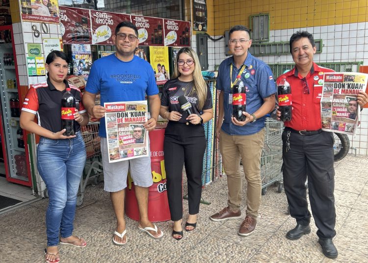 Mercadinho Ponte Rio Negro promovendo FLESH COLA