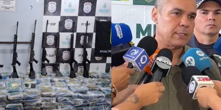 PM Apreende Fuzis e 500kg de drogas em Operação no Bairro Educandos