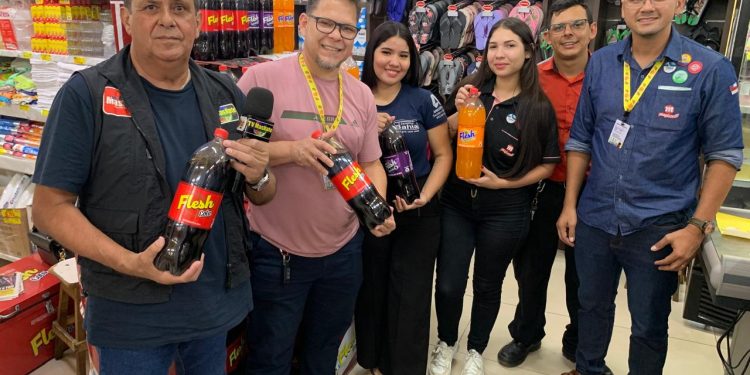 Degustação da Flesh no Super Bahia da Sharp