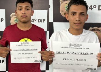 Fizeram arrastão no Centro e foram presos, segundo PM