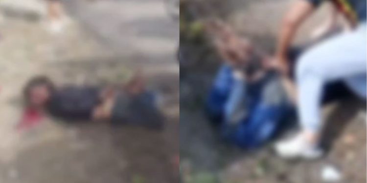 Vídeo: População faz “justiça com as próprias mãos” e agride jovem suspeito no Monte das Oliveiras