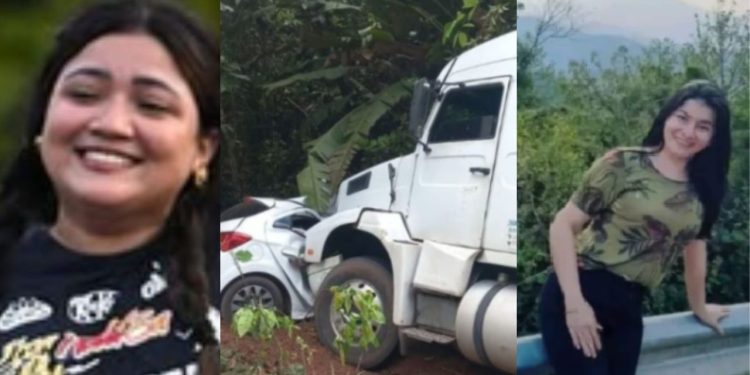 Amigas amazonenses morrem após colidiram carro em carreta na BR-174