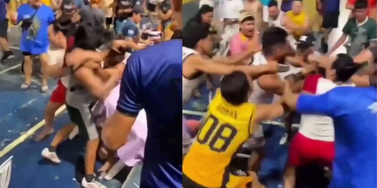 Vídeo mostra pancadaria durante torneio de ‘gaymada’ em Manaus