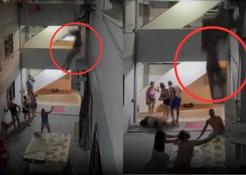 Mulheres se jogam de prédio em chamas para se salvar em Manaus