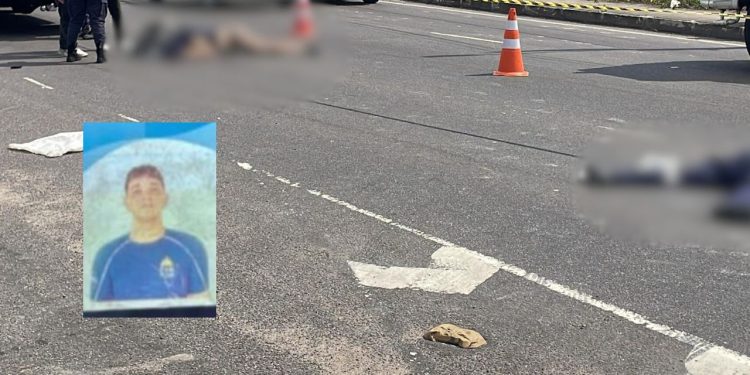 Acidente na avenida das Flores tira a vida de industriários que estavam indo trabalhar