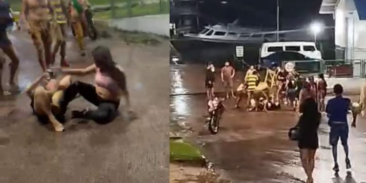 Vídeo: Por causa de ‘Seboso’, mulheres brigam entre tapas e puxões de cabelo no Amazonas