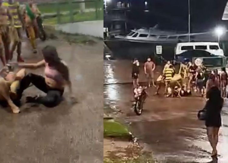 Vídeo: Por causa de ‘Seboso’, mulheres brigam entre tapas e puxões de cabelo no Amazonas