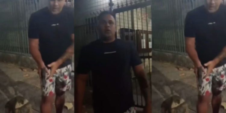 Vídeo: Entregador é baleado por policial por não subir em apê para entregar pedido