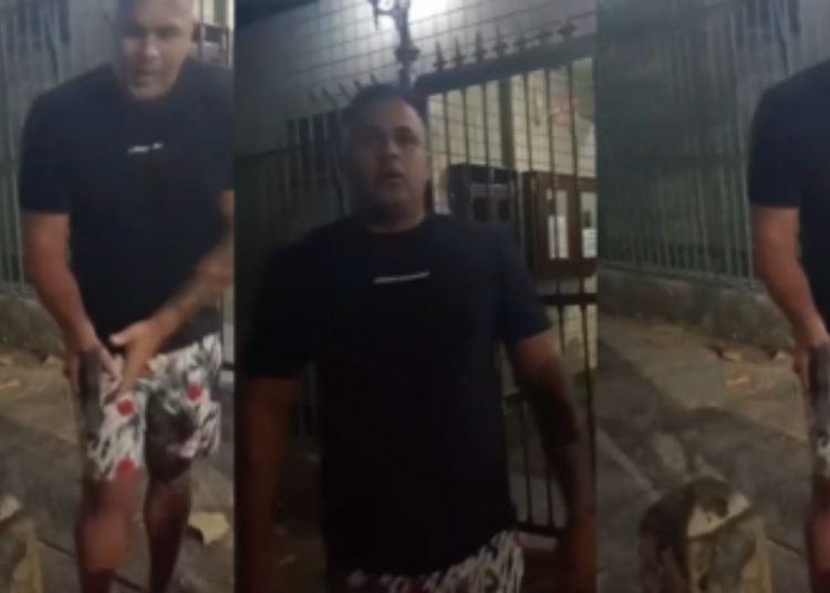 Vídeo: Entregador é baleado por policial por não subir em apê para entregar pedido