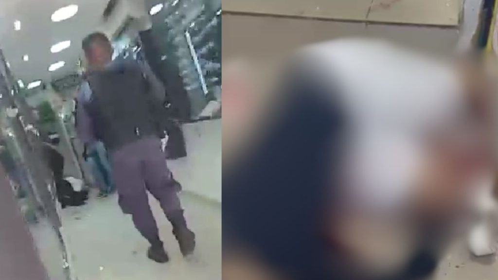 Vigilante mete bala em bandido dentro de joalheria no Centro