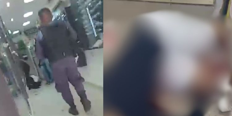 Vigilante mete bala em bandido dentro de joalheria no Centro