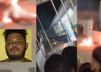QUEIMADO VIVO: Delegacia é invadida e preso é morto pela população em Tonantins