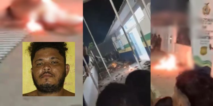 QUEIMADO VIVO: Delegacia é invadida e preso é morto pela população em Tonantins