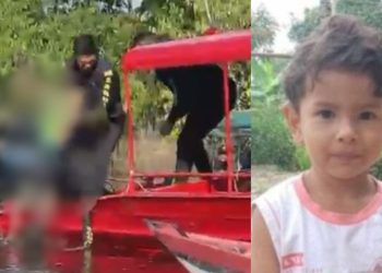Canoa afunda e criança de 3 anos acaba morrendo afogada em Iranduba