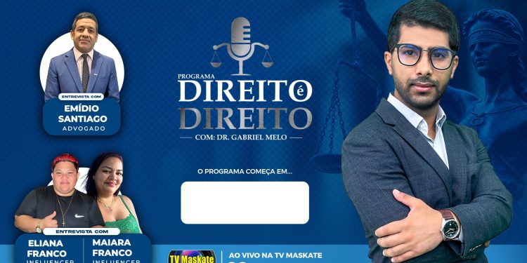 Dr. Gabriel Melo recebe o advogado Emídio Santiago no Direito é Direito