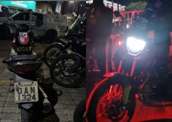 Foi dar “grau” com chassi de moto adulterado e parou na cadeia