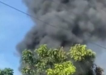 Vídeo mostra chamas e muita fumaça no Mauzinho