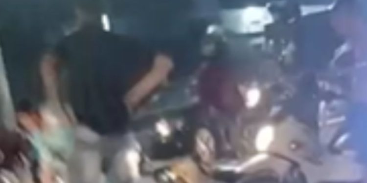 Decepou o pé durante acidente de moto