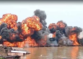 PF explode balsas, polui as águas e gera revolta