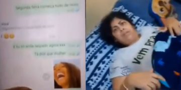"Mandando buc3t4": Marido aproveita sono da esposa, pega o celular dela e descobre 'galha'; VÍDEO