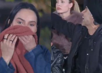 Peão se irrita e joga água no rosto da amazonense Tamires Assis: 'descontrolado'