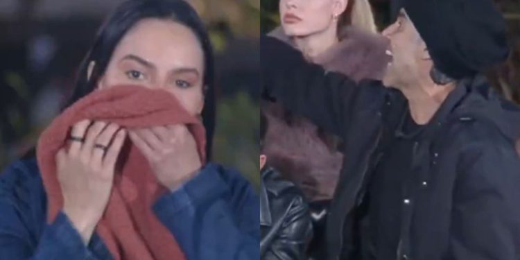 Peão se irrita e joga água no rosto da amazonense Tamires Assis: 'descontrolado'