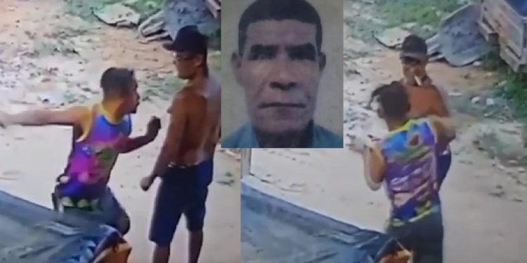 Veja o momento que homem mata idoso com facada em bar de Presidente Figueiredo