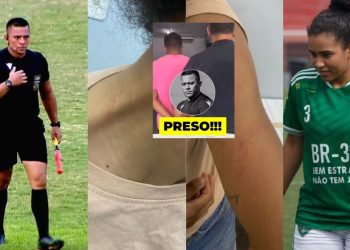 Escândalo no futebol amazonense faz árbitro ser preso por dar socos e tapas em jogadora
