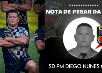 Durante partida de futebol, PM passa mal e acaba morrendo em Manaus