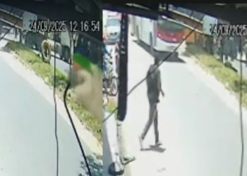 Veja o momento da colisão do Amarelinho e caçamba que deixou cerca de 20 feridos em Manaus