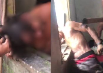 "Quebrou o braço": vídeo mostra homem sendo t0rturado no Jorge Teixeira