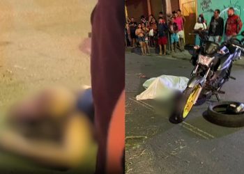 Após cair da garupa da moto do pai, jovem morre ao ter a cabeça esmagada no Nova Cidade
