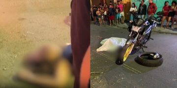 Após cair da garupa da moto do pai, jovem morre ao ter a cabeça esmagada no Nova Cidade