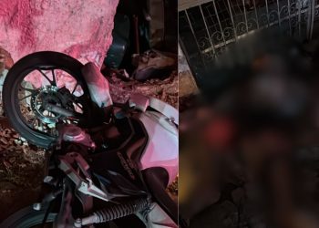 Fuga após assalto termina em morte e destruição de muro no Alvorada