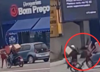 "Eu gravei": veja o momento que mulher é atropelada na Torquato Tapajós