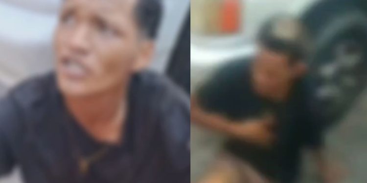 “Puxou o cabelo dela?”: vídeo mostra homem sendo pego por roubar jovem em Manaus