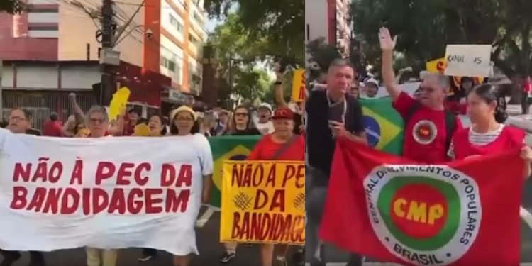 Manauaras vão para as ruas contra a PEC da Blindagem