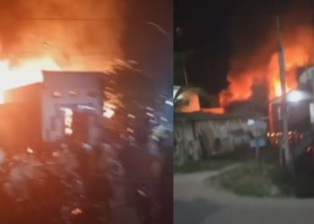 Botija de gás explode e destrói casas em Manacapuru