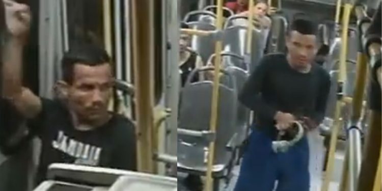 Procurados: Vídeo mostra dupla assaltando linha 359 em Manaus