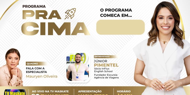 Fundador da Excursia Júnior Pimentel no programa Pra Cima