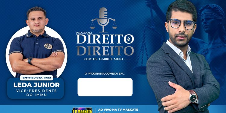 Vice Presidente do IMMU, Leda Junior no programa Direito é Direito