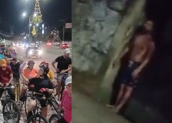 Ciclista são ameaçados por homem armado no Lírio do Vale