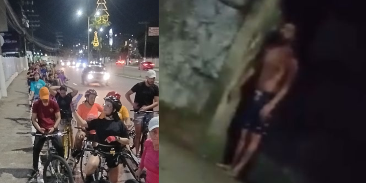 Ciclista são ameaçados por homem armado no Lírio do Vale