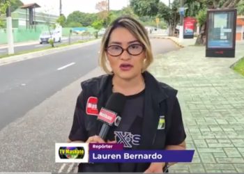Manauara alerta sobre açaí vendido com papel no Centro