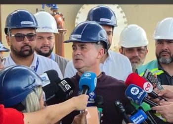 Vistoria na Estação de Tratamento de Esgoto Raiz